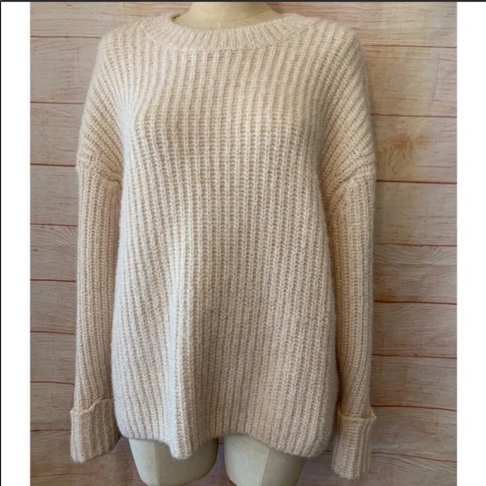 24 Natural Tinsel Knit Sweater - Picture 8 of 8
